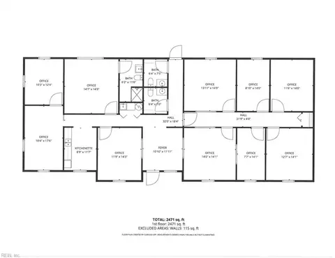 Floorplan - 6267 Professional Dr, Gloucester, VA 23061 photo 1 of 2