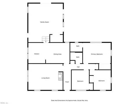 Floorplan - 81 Brogden Ln, Hampton, VA 23666 photo 1 of 1