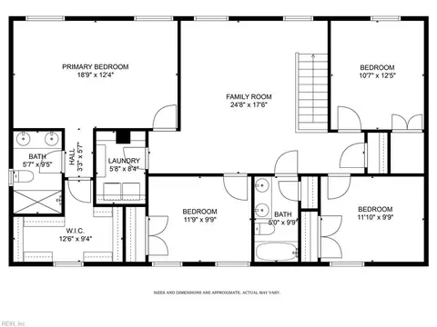 Floorplan - 219 Martha Lee Dr, Hampton, VA 23666 photo 2 of 3