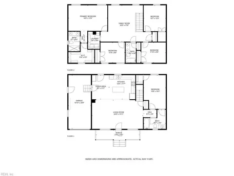 Floorplan - 219 Martha Lee Dr, Hampton, VA 23666 photo 3 of 3