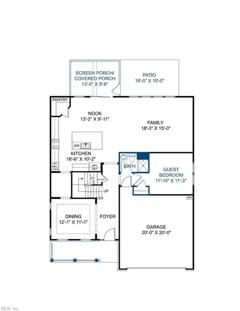 Floorplan - 2221 Patrick Dr, Suffolk, VA 23435 photo 1 of 2