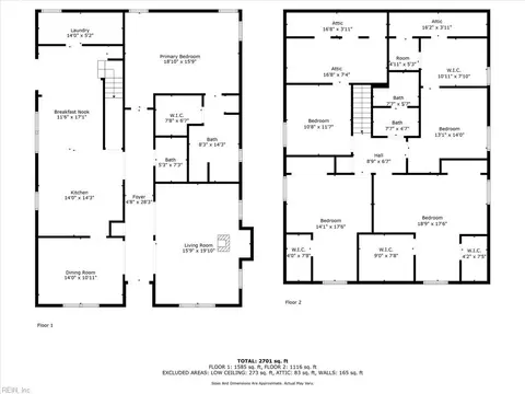 Floorplan - 8656 Indian Rd, Gloucester, VA 23061 photo 1 of 1