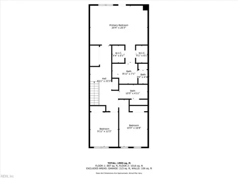 Floorplan - 116 Genoa Dr, Hampton, VA 23664 photo 1 of 3