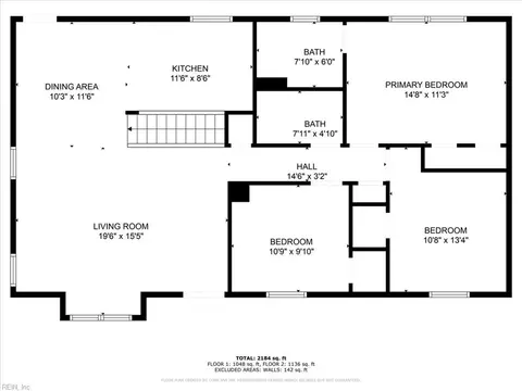 Floorplan - 1060 E River Rd, Fork Union, VA 23055 photo 1 of 2