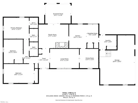 Floorplan - 5 Hampton Key Rd, Williamsburg, VA 23185 photo 1 of 1