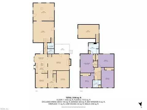 Floorplan - 28 Sarfan Dr, Hampton, VA 23664 photo 3 of 6