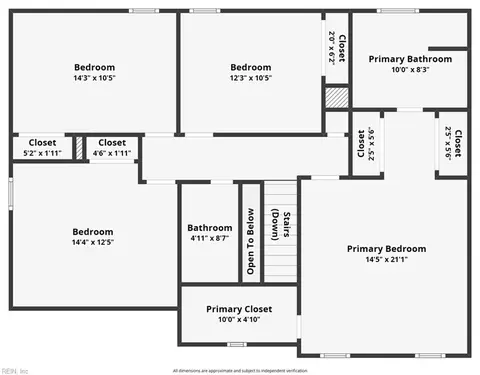 Floorplan - 6832 Ivanhoe Ct, Suffolk, VA 23435 photo 2 of 2