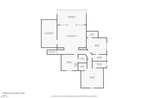 Floorplan - 3326 Rivers Bend Pl, Suffolk, VA 23435 photo 2 of 2