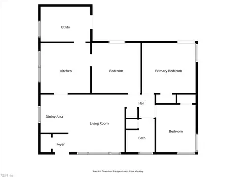 Floorplan - 377 Dewey Ave, Hampton, VA 23661 photo 1 of 1