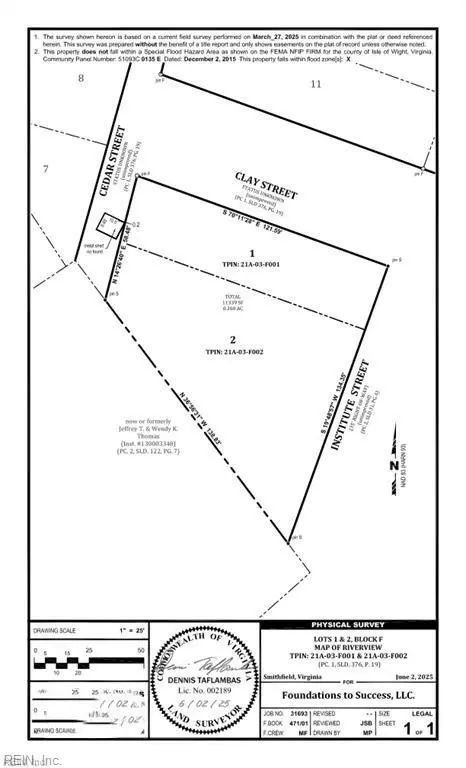Lt 1 Clay St, Isle Of Wight County, VA 23430