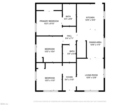 Floorplan - 611 Delaware Ave, Hampton, VA 23661 photo 1 of 1