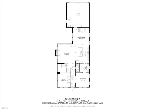 Floorplan - 206 Ryker Rd E, Moyock, NC 27958 photo 1 of 3