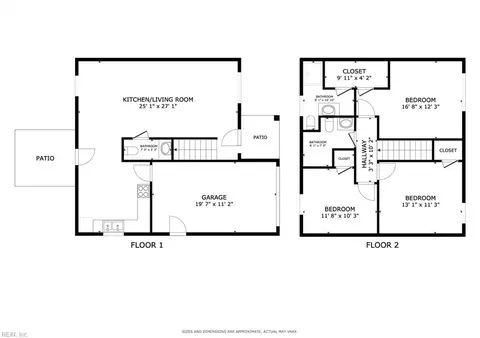 Floorplan - 1008 Rowe St, Hampton, VA 23669 photo 1 of 1