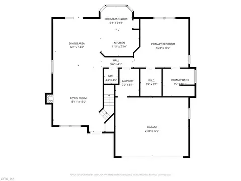 Floorplan - 6101 Compton Ct, Suffolk, VA 23435 photo 1 of 2