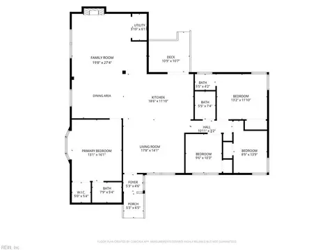 Floorplan - 2802 Bending Oak Dr, Hampton, VA 23666 photo 1 of 1