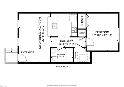 Floorplan - 217 Eaton St, Hampton, VA 23669 photo 1 of 1