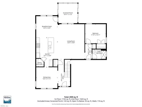 Floorplan - 34 E Berkley Dr, Hampton, VA 23663 photo 1 of 3