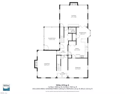 Floorplan - 1103 Pine Valley Dr, Suffolk, VA 23434 photo 1 of 2