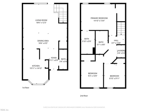 Floorplan - 323 Westview Dr, Hampton, VA 23666 photo 3 of 3
