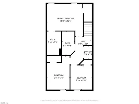 Floorplan - 323 Westview Dr, Hampton, VA 23666 photo 2 of 3