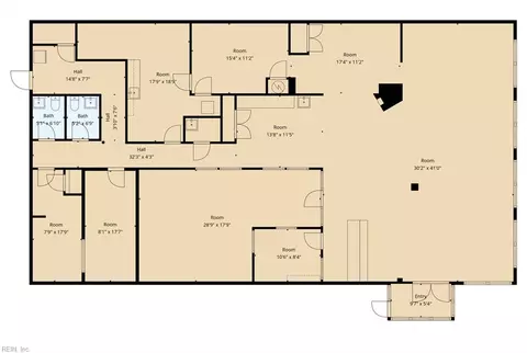 Floorplan - 2420 W Mercury Blvd, Hampton, VA 23666 photo 1 of 1