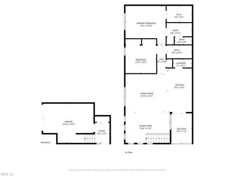 Floorplan - 212 Fishers Ct, Hampton, VA 23666 photo 3 of 3