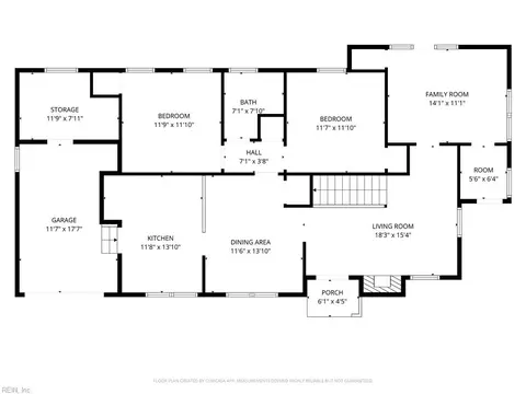 Floorplan - 104 E Severn Rd, Norfolk, VA 23505 photo 1 of 2