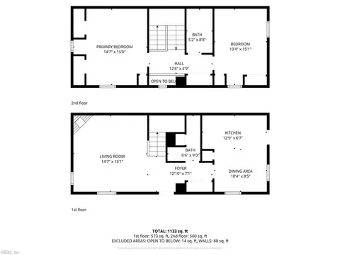 Floorplan - 294 Eaton St, Hampton, VA 23669 photo 3 of 3