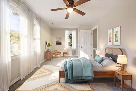 Bedroom - 722 Rolfe St, Hampton, VA 23661 photo 7 of 8