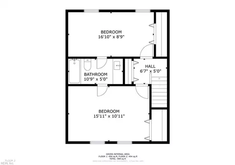 Floorplan - 3208 Clover Rd E, Chesapeake, VA 23321 photo 4 of 4