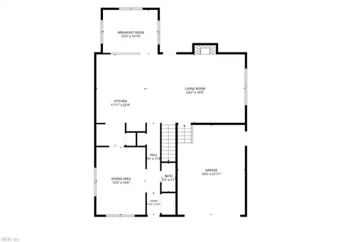 Floorplan - 964 N King St, Hampton, VA 23669 photo 1 of 3