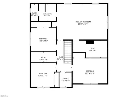 Floorplan - 964 N King St, Hampton, VA 23669 photo 2 of 3