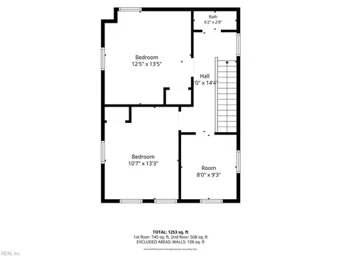 Floorplan - 708 B St, Chesapeake, VA 23324 photo 2 of 2