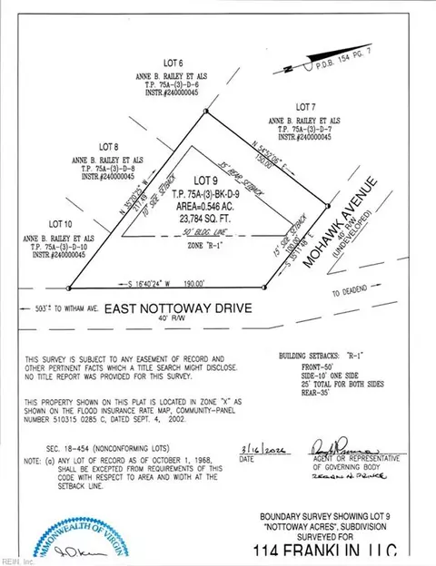 55 E Acs E Nottoway Dr, Southampton County, VA 23837