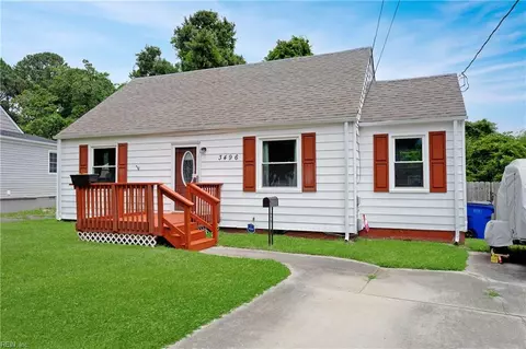Exterior - 3496 E Bonner Dr, Norfolk, VA 23513 photo 3 of 7