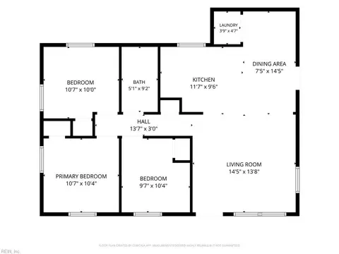 Floorplan - 213 Shawen Dr, Hampton, VA 23669 photo 1 of 1
