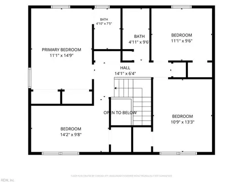 Floorplan - 121 Hidalgo Dr, Hampton, VA 23669 photo 2 of 3