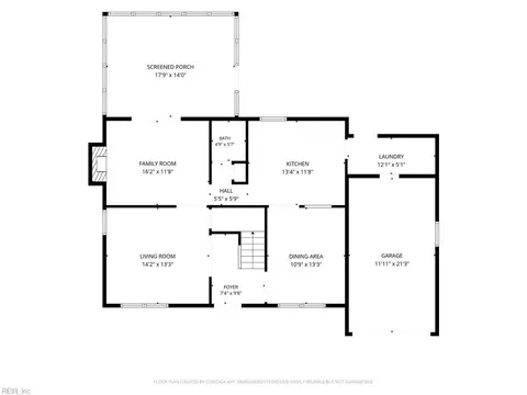 Floorplan - 121 Hidalgo Dr, Hampton, VA 23669 photo 1 of 3