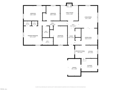 Floorplan - 6 Redman Ct, Hampton, VA 23669 photo 1 of 1