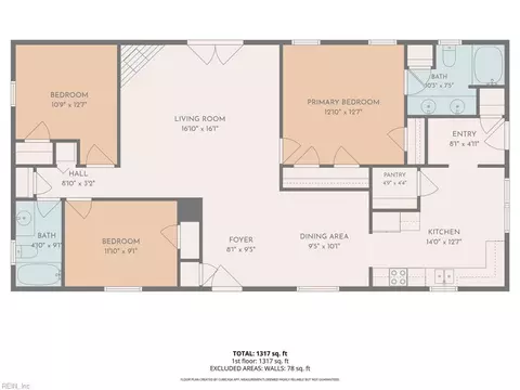 Floorplan - 7695 Wagon Run Rd, Gloucester, VA 23061 photo 1 of 1