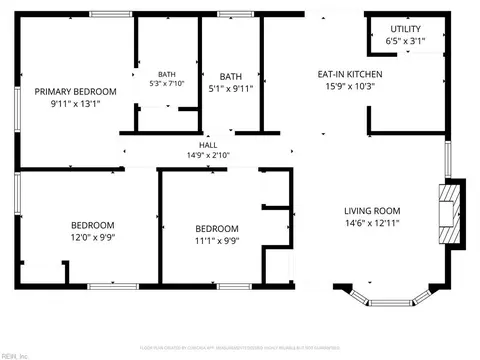 Floorplan - 807 Morris St, Hampton, VA 23663 photo 1 of 1