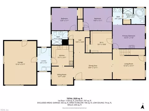 Floorplan - 55 Brogden Ln, Hampton, VA 23666 photo 1 of 3