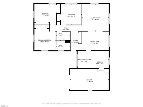 Floorplan - 98 Fort Worth St, Hampton, VA 23669 photo 1 of 1