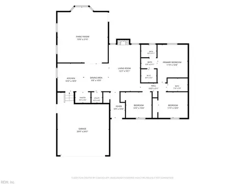 Floorplan - 531 Dafia Dr, Hampton, VA 23666 photo 1 of 1
