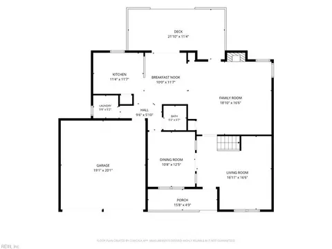 Floorplan - 11 Pin Oak Ct, Hampton, VA 23666 photo 2 of 3