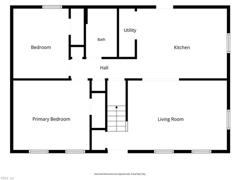 Floorplan - 7322 Edgehill St, Gloucester, VA 23061 photo 1 of 2