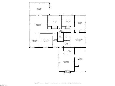Floorplan - 611 Charlton Dr, Hampton, VA 23666 photo 1 of 1