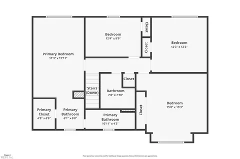 Floorplan - 60 Tupelo Cir, Hampton, VA 23666 photo 2 of 2