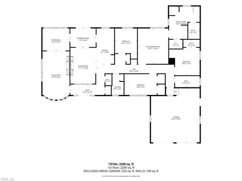 Floorplan - 3309 Mapleton Cres, Chesapeake, VA 23321 photo 1 of 2