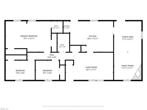 Floorplan - 7416 Davidson St, Norfolk, VA 23513 photo 1 of 1